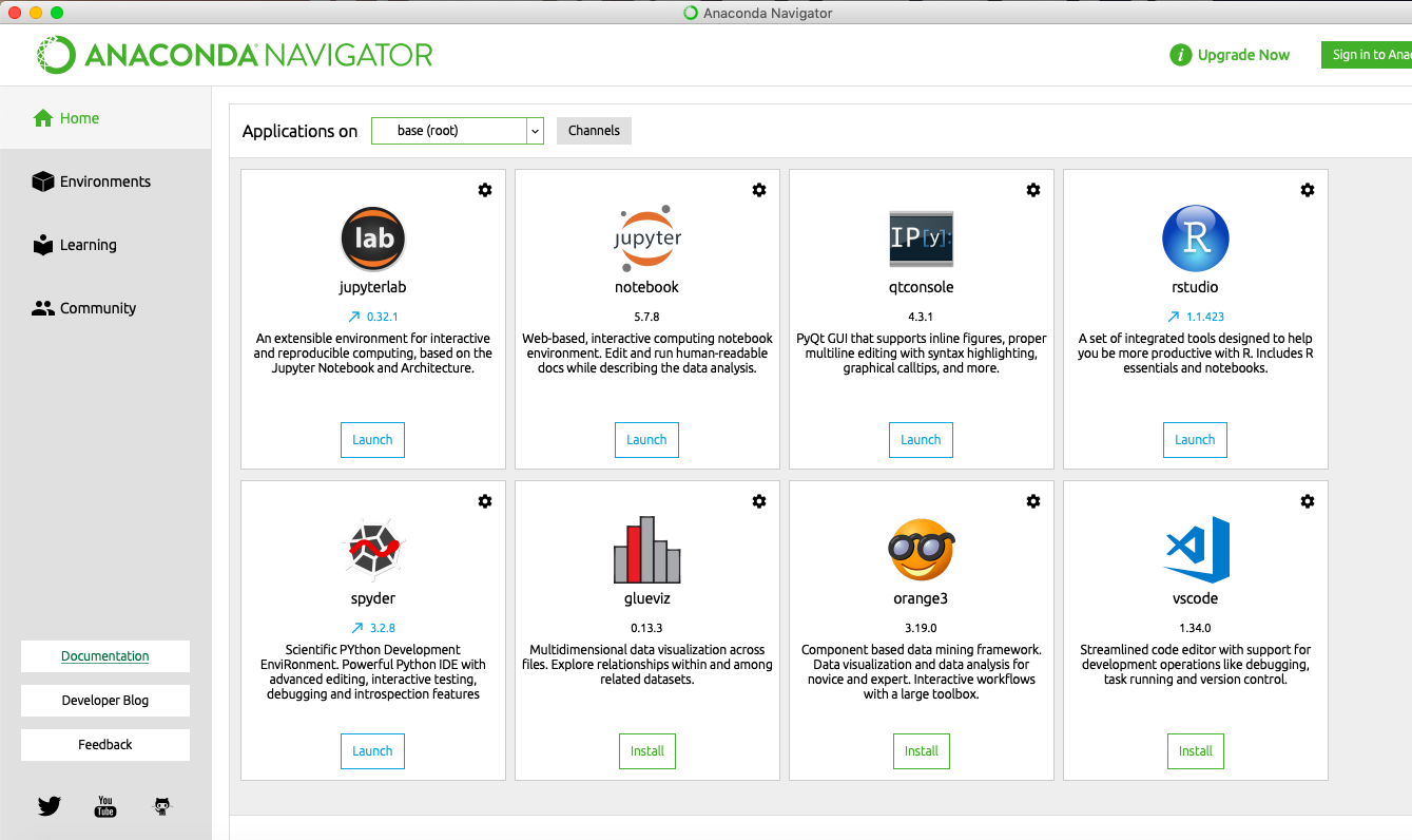 Anaconda Navigator